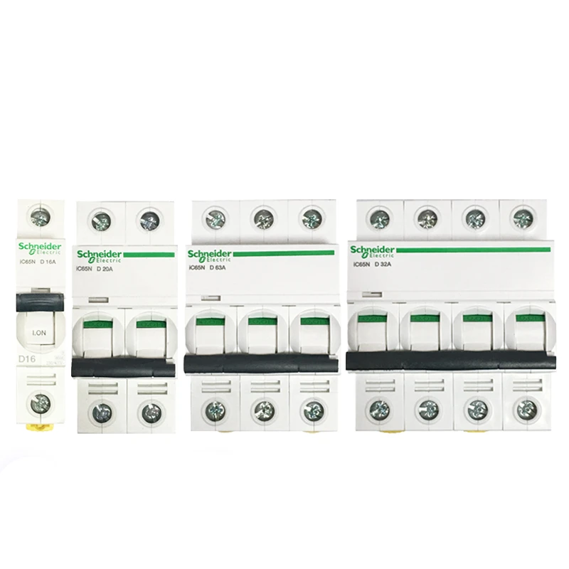 Schneider Circuit breaker Air switch IC65N C25 1P+N C20A 2P 3P C25A 3P C63A 4P 1A 2A 4A 6A 10A 16A 20A 25A 32A 40A 50A 63A