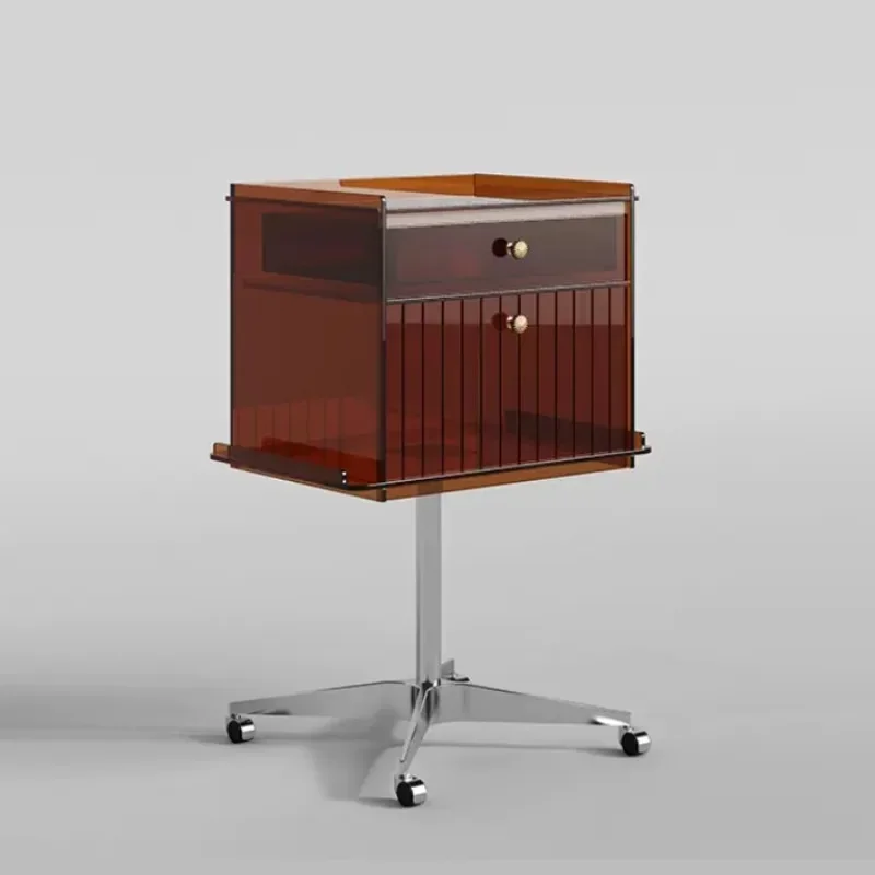 Furniture lift side table record player cabinet projector shelf acrylic sideboard living room