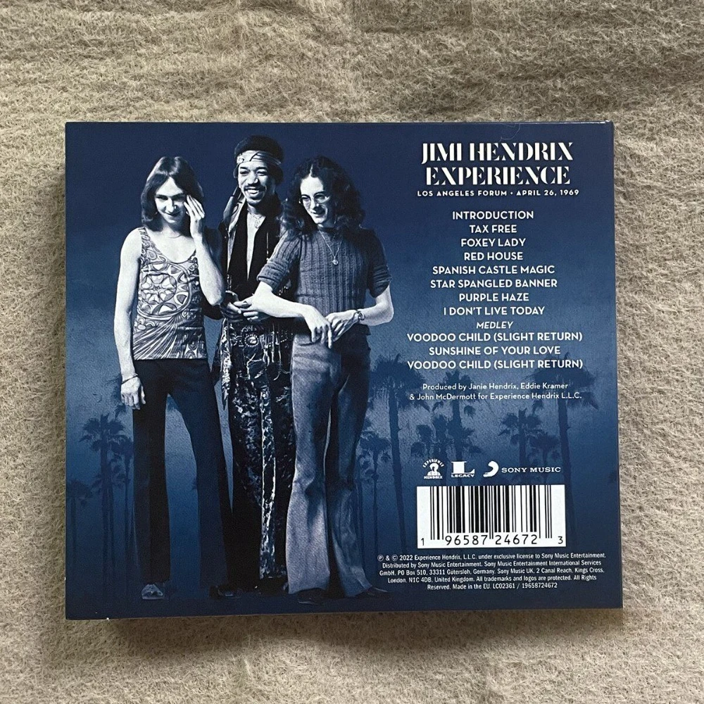 1969 Vintage Psychedelic Blues Rock Live CD Improvisational Guitar Male Vocal Classic Concert Collector Disc Brand view 2