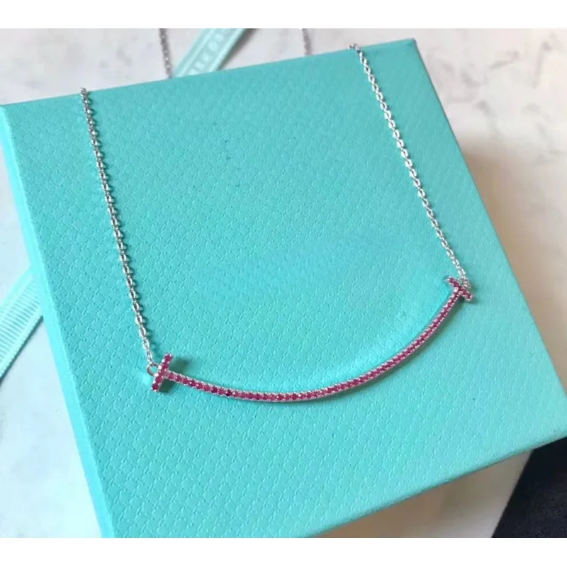 

Ожерелье с изображением улыбающегося лица из циркония для женщин, геометрическая цепочка на ключицы, изысканное ювелирное изделие с покрытием