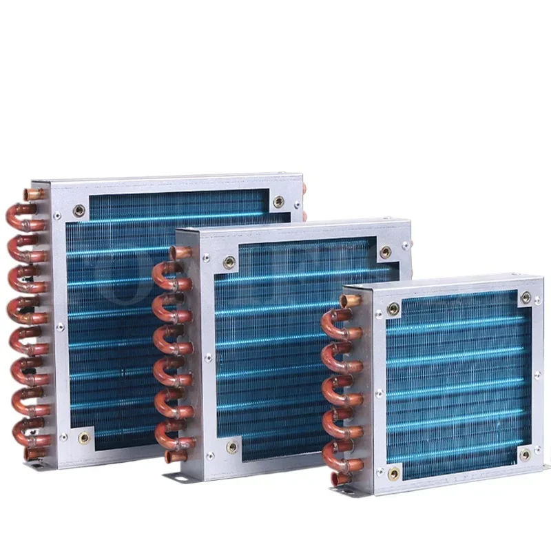 

Refrigerator condenser 7mm copper tube aluminum fin small radiator air-cooled water-cooled general cooling cooling
