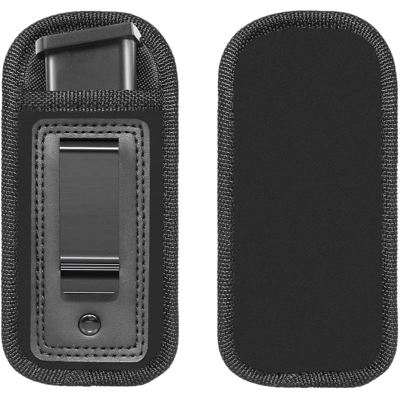 Tactical Nylon Magazine Pouch Holster Pistol 9mm Concealed Carry Mag Case with Clip Glock 19 21 Beretta 92 Handgun Mag Pouch