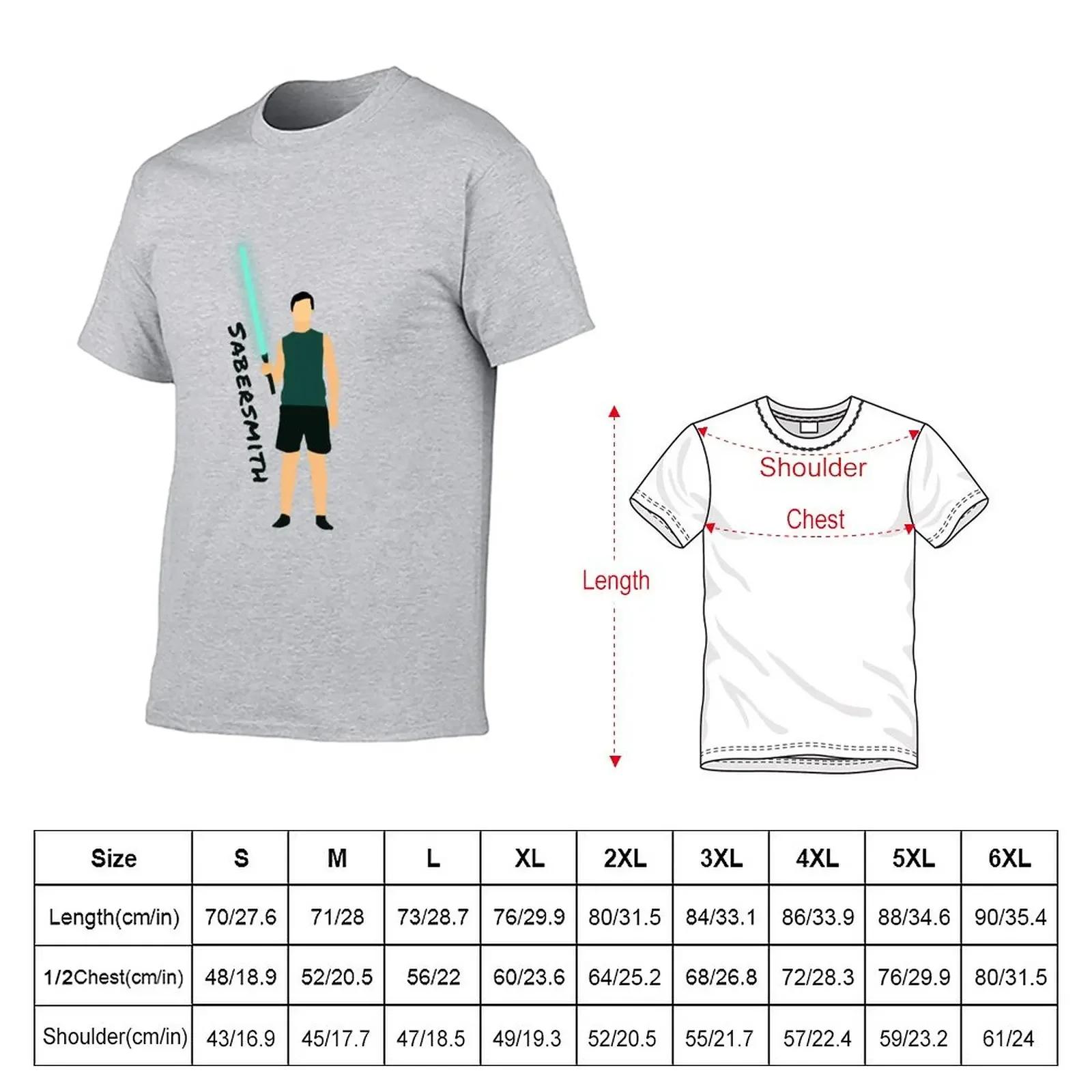 Sabertoon T-Shirt customs blanks oversized slim fit t shirts for men