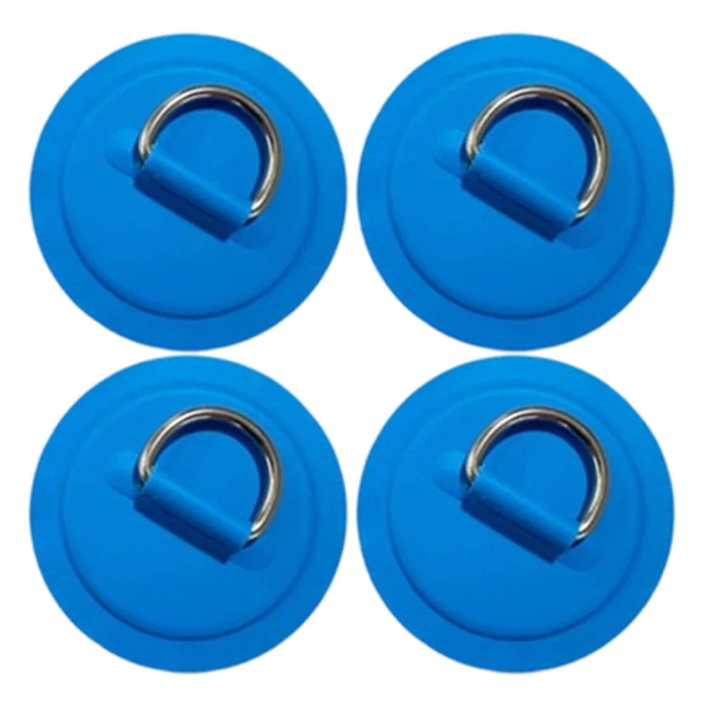 D Ring Patch Stainless Steel for Kayak Canoe Paddleboard Inflatable Boat and Water Sports Equipment Attachment