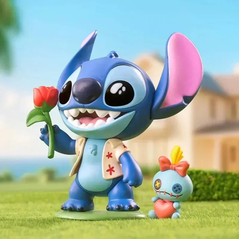 POP MART Disney Stitch on a Date Series Trendy Blind Box Toy Mystery Box Mistery Action Figure Surprise Cute Model Birthday Gift - view 4