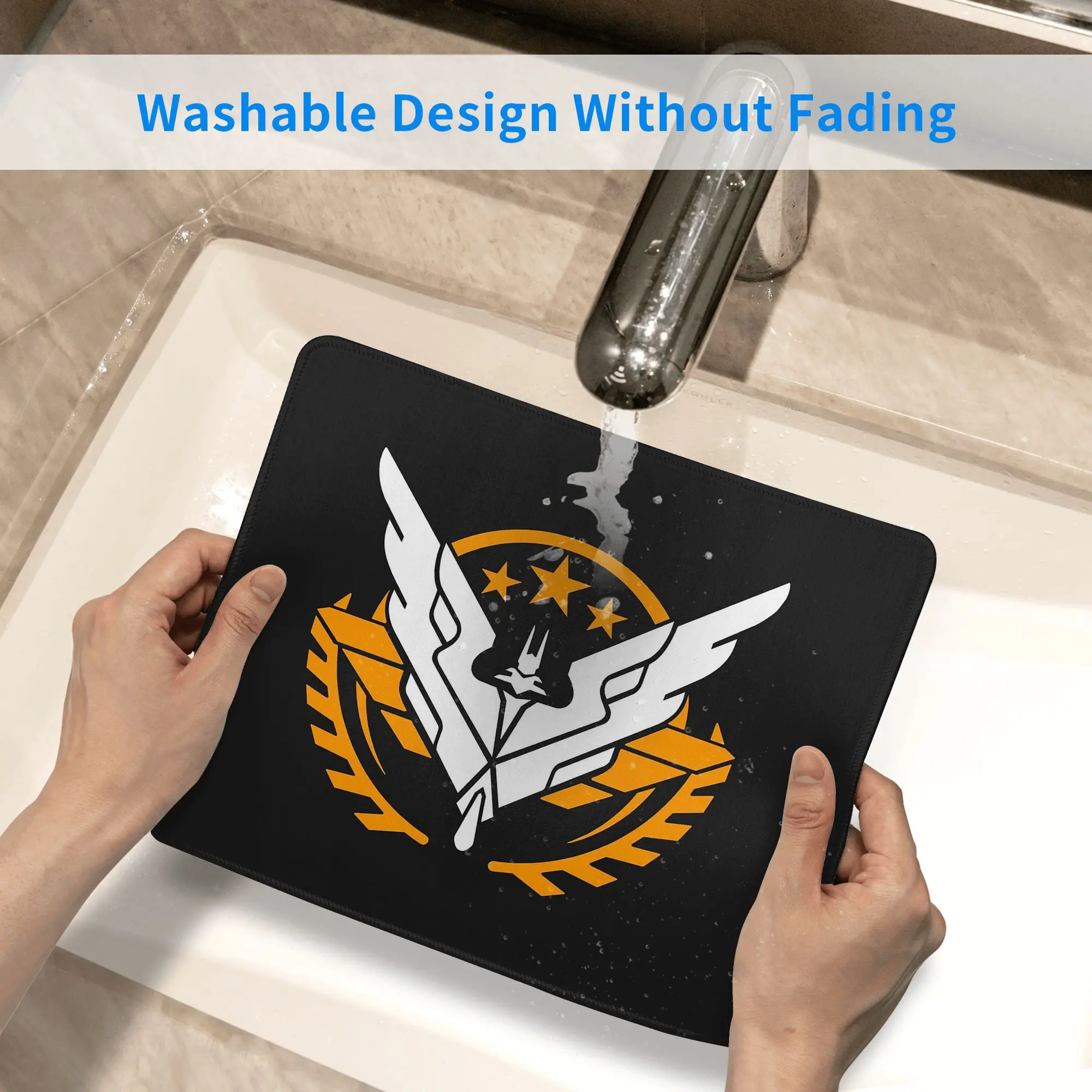 Elite Dangerous - لوحة ماوس ثلاثية النخبة للوحة مفاتيح الكمبيوتر والماوس حصيرة ألعاب الكمبيوتر المحمول حصيرة مكتبية ملحقات المكتب مفارش الطاولة