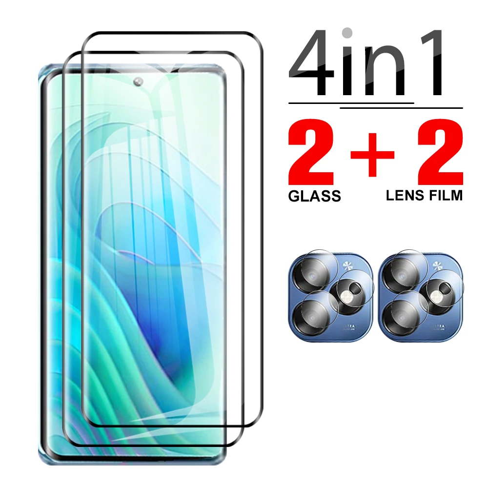 4in1 For itel S23 plus 2023 Tempered Glass itels 23 Camera Lens Protective Glass 6.78 inches 20D 3D Curved screen protector