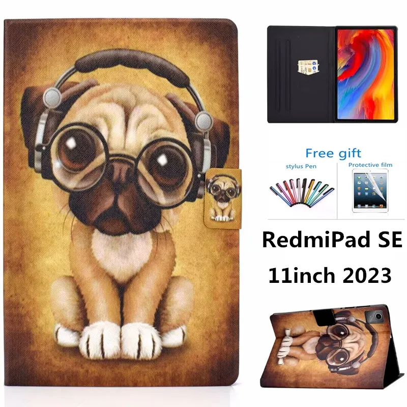 For Funda Xiaomi Redmi Pad SE Case 11 Inch 2023 Flip Stand Smart Cover for Xiaomi Redmi Pad SE Tablet Case Kids Auto Sleep/Wake