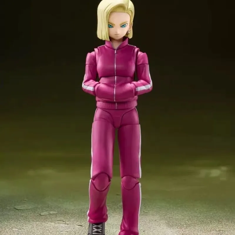 Bandai Genuine Soul Limited SHF Dragon Ball Super Android No. 18 Space Survival Chapter Movable Model Figure Gift view 2