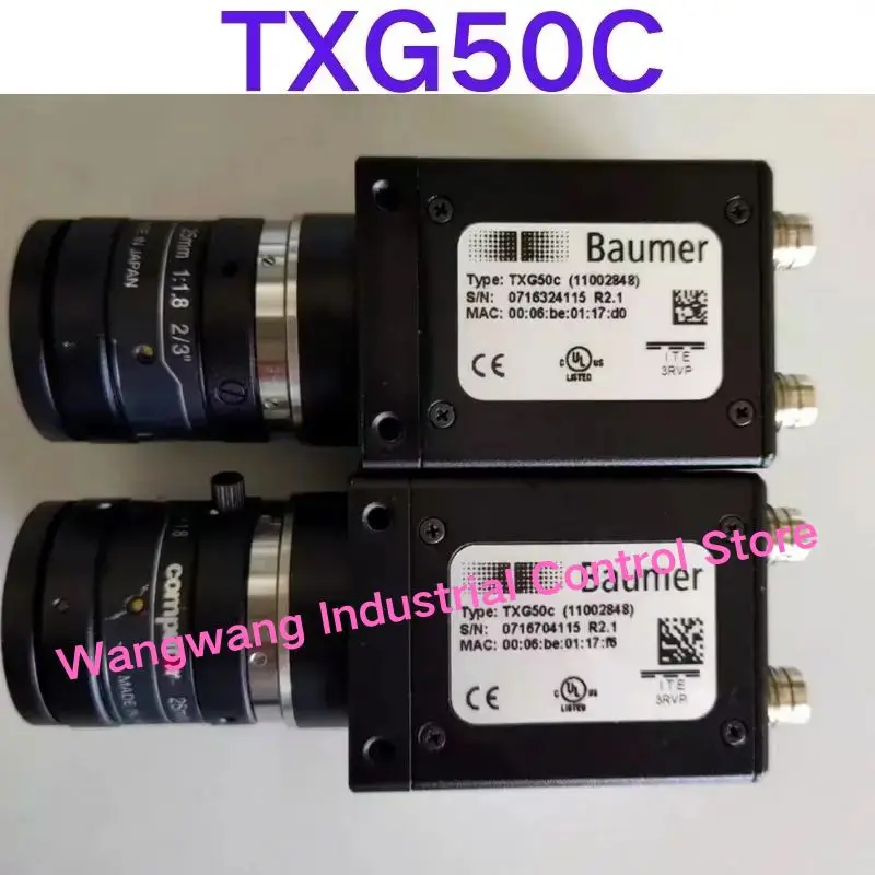 

Second-hand test OK , Industrial camera TXG50C with lens