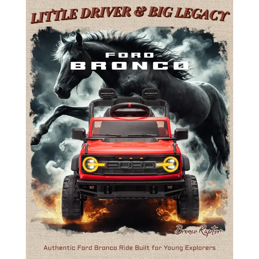 Licencjonowane pojazdy elektryczne 12V dla dzieci, samochodzik dla dzieci z pilotem, elektryczny samochód dla malucha z płynnym rozruchem, otwierane drzwi, MP3