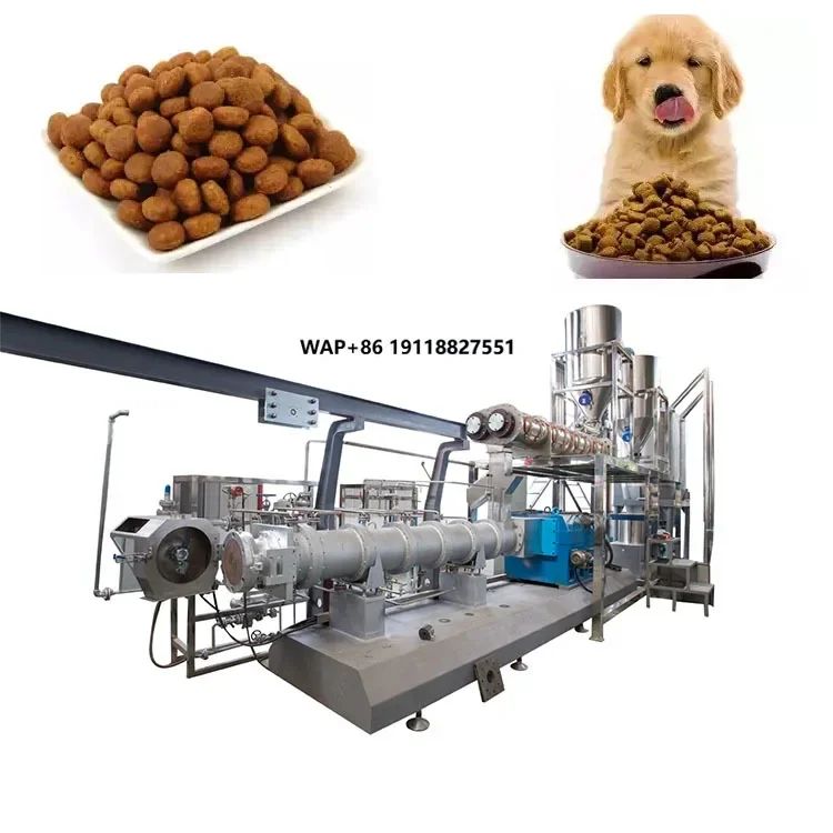 China Factory Pet Food Machine Dog Food Extruder Making Machine Cat Food Making Machine Line