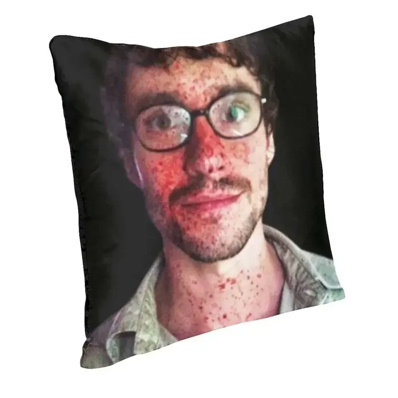 I'm Insane Will Graham Cushion Cover 40x40cm Hannibal Soft Velvet Cute Throw Pillow Case Decor Home pillow case