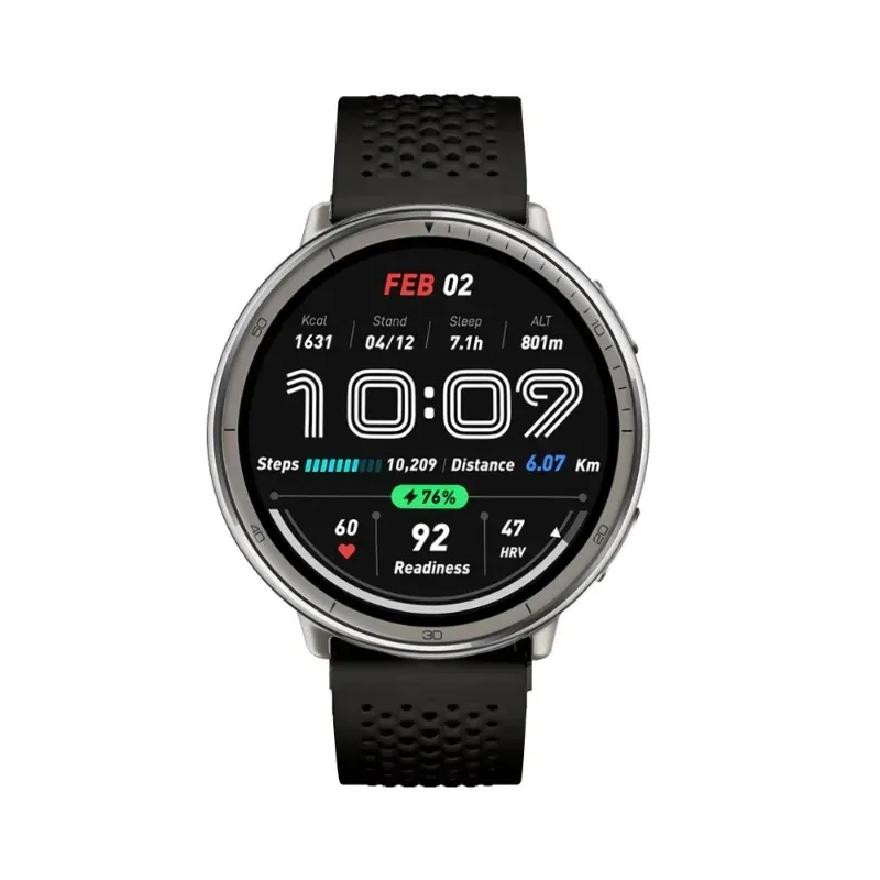 Cinturino in silicone da 20mm 22mm per Amazfit Helio/Active 2/Balance 2-1/GTS 4/3 Bracciale sportivo confortevole per Amazfit Bip 6/5 GTR 4/3