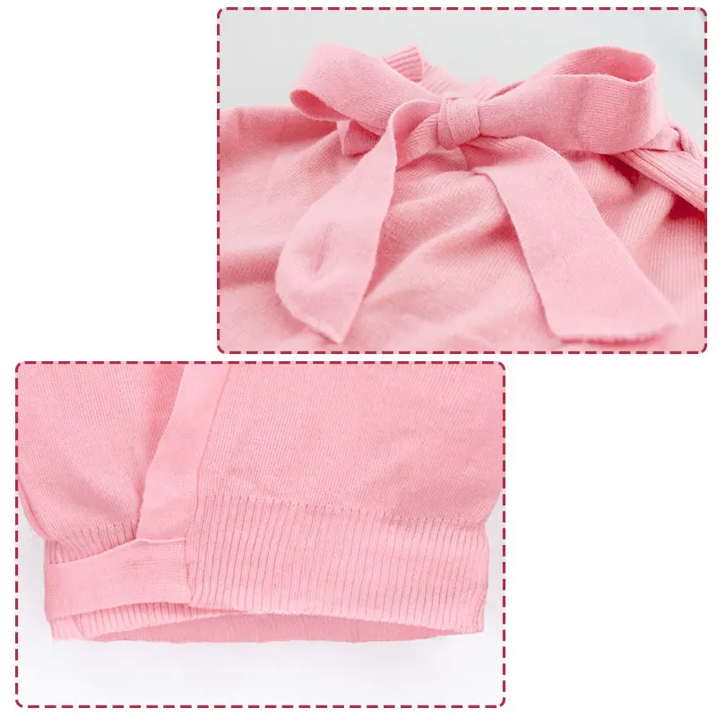 Girls Ballet Sweater Dance Knitted Cardigans Warm Ballet Wrap Tops Kids Ballet Coat Ballet Jacket Long Sleeve Dance Knitwear