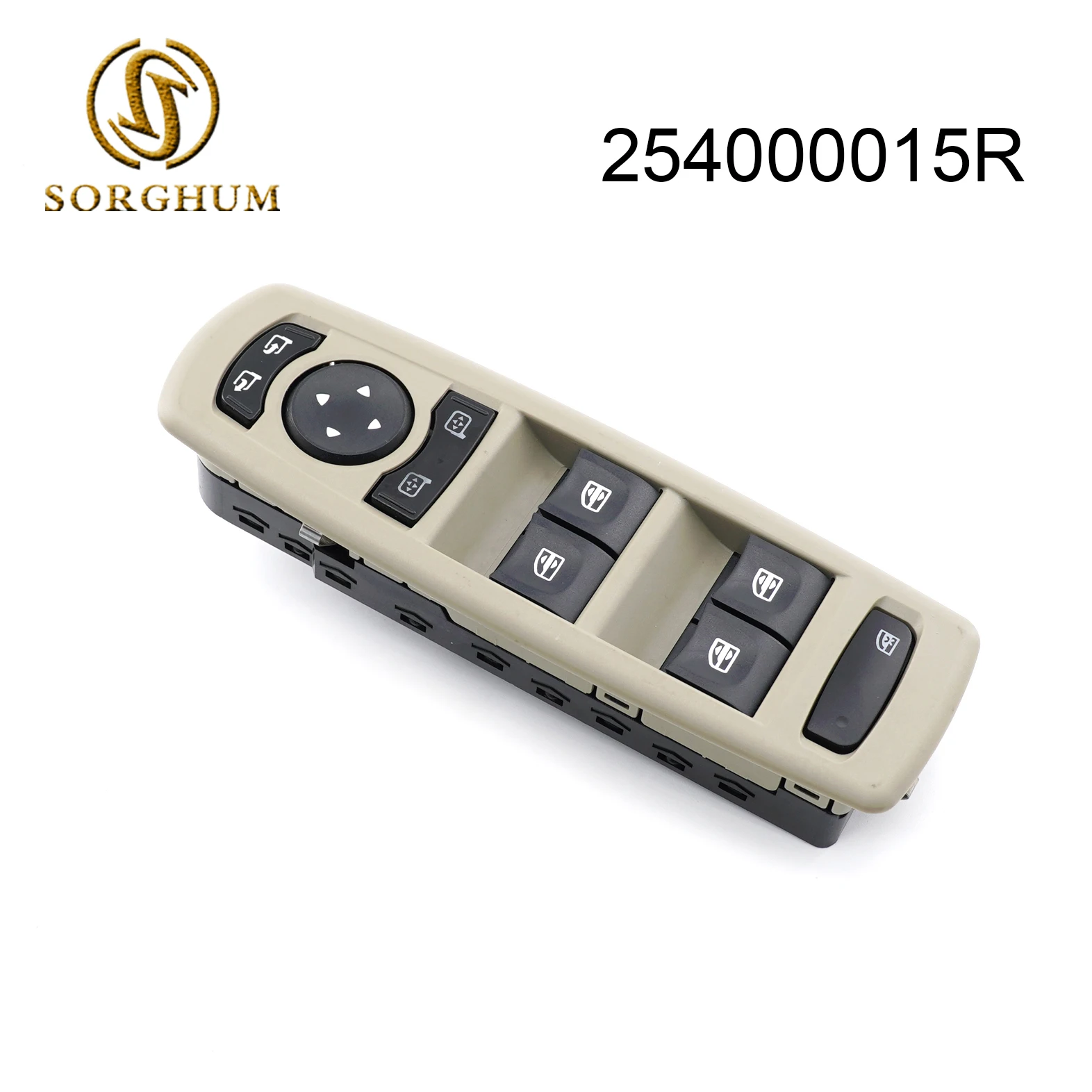 

Sorghum Electric Power Window Control Switch Beige 254000015R 25400-0015R For Renault Megane Laguna III 2008-2016 OEM Custom