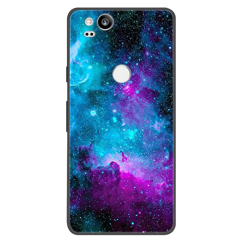 حافظة لهاتف جوجل بيكسل 2 غطاء هاتف على شكل فراشة من السيليكون الأسود الناعم لهاتف جوج بيكسل 2 2XL Pixel 2XL 2 حافظات Fundas Coque