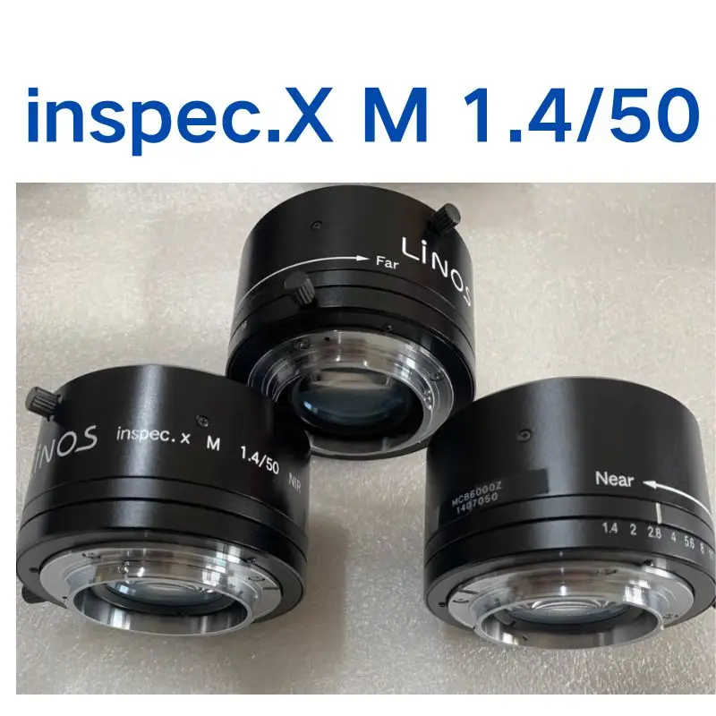 Used Inspec.X M 1.4/50 NIR infrared camera industrial lens testing OK for fast shipping