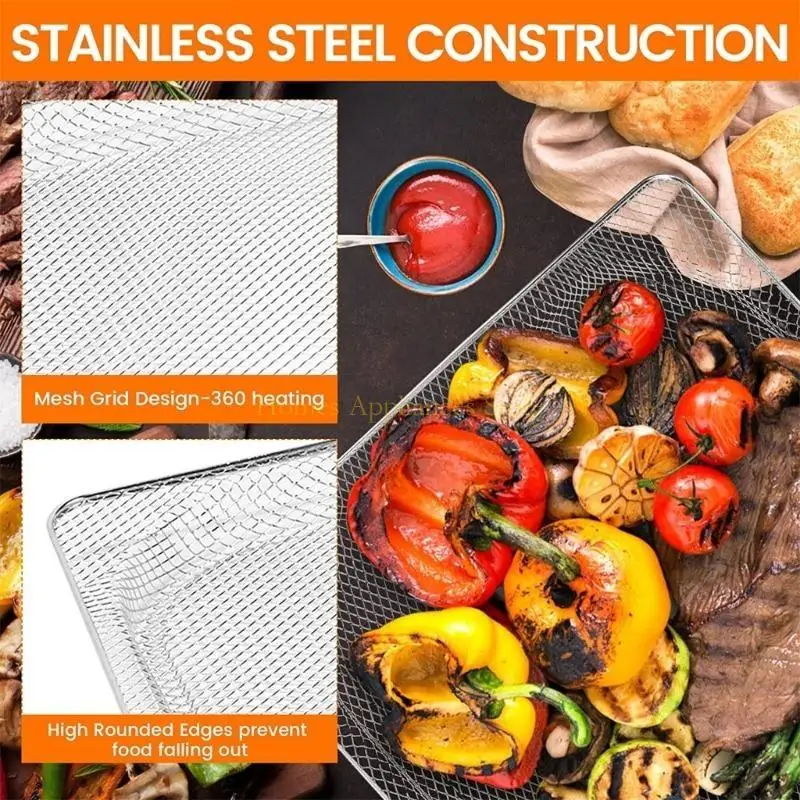 D0AB Air Fryers จานที่คมชัดขึ้นจานเตาย่างจานเตาย่างแบบไม่ติดกระทะ