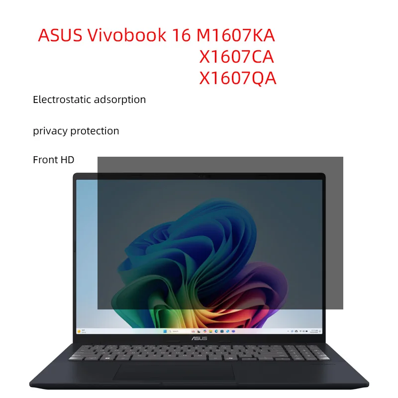 

Adhesive privacy film suitable for ASUS Vivobook 16 X1607CA X1607QA M1607KA notebook computer