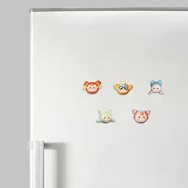 Cute Refrigerator Magnets Locker Decorative Magnets Refrigerator Magnets Cartoon Fridge Magnets Stickers Decor for Locker