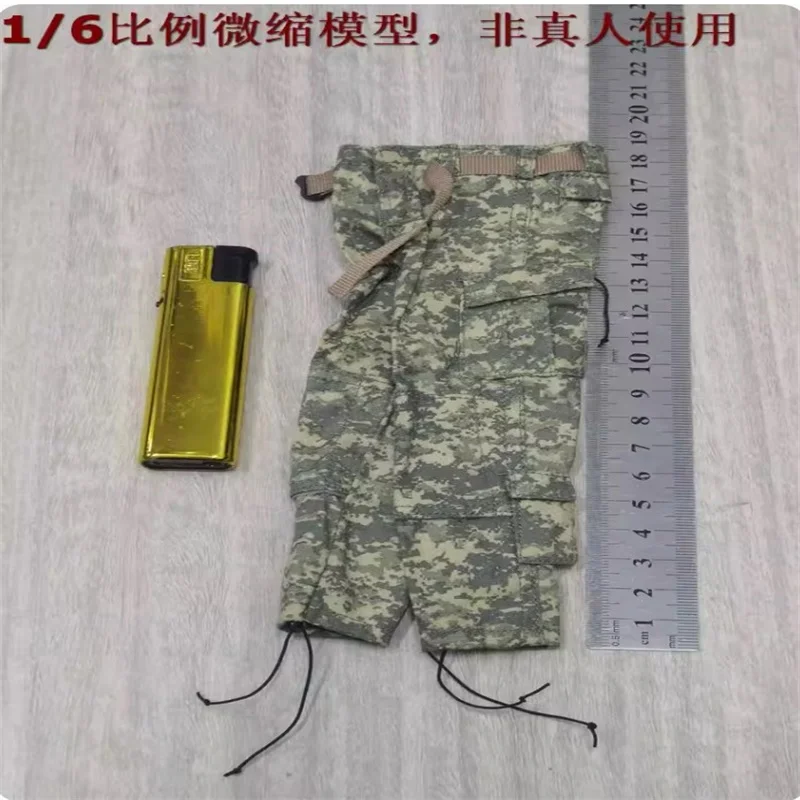 1/6 Soldier Jungle Combat Pants Belt Model Toy Accessories For 12'' Action Figure Body In Stock