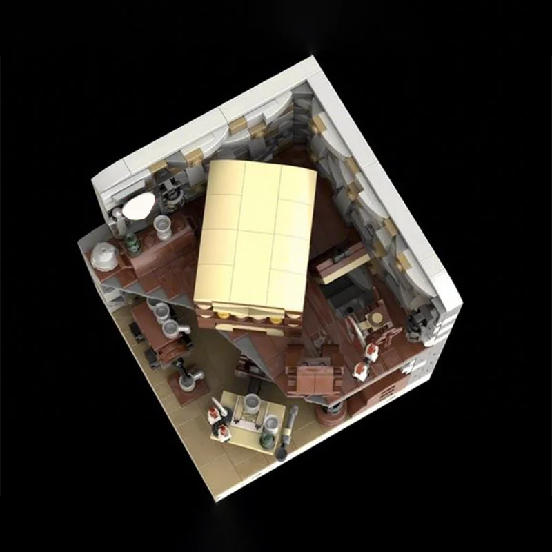 996 pz MOC Sala Segreta Medievale Il Letto Castalato Modello di Costruzione Regalo Di Natale Blocchi Giocattoli Assemblare Educazione FAI DA TE Mattoni Per Bambini