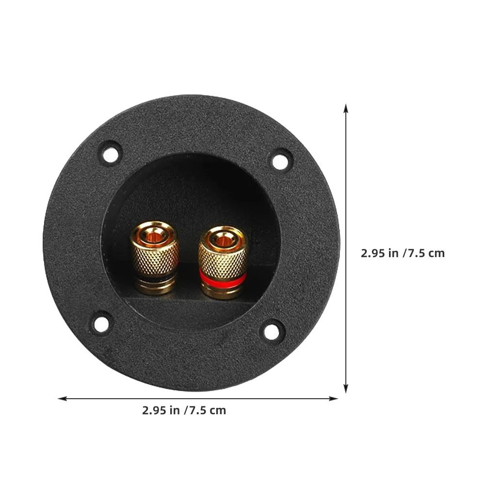 

6Pcs Speaker Box Terminal Cup Easy Install Car Subwoofer Terminal Connectors for Audio Setup Speaker Binding Post