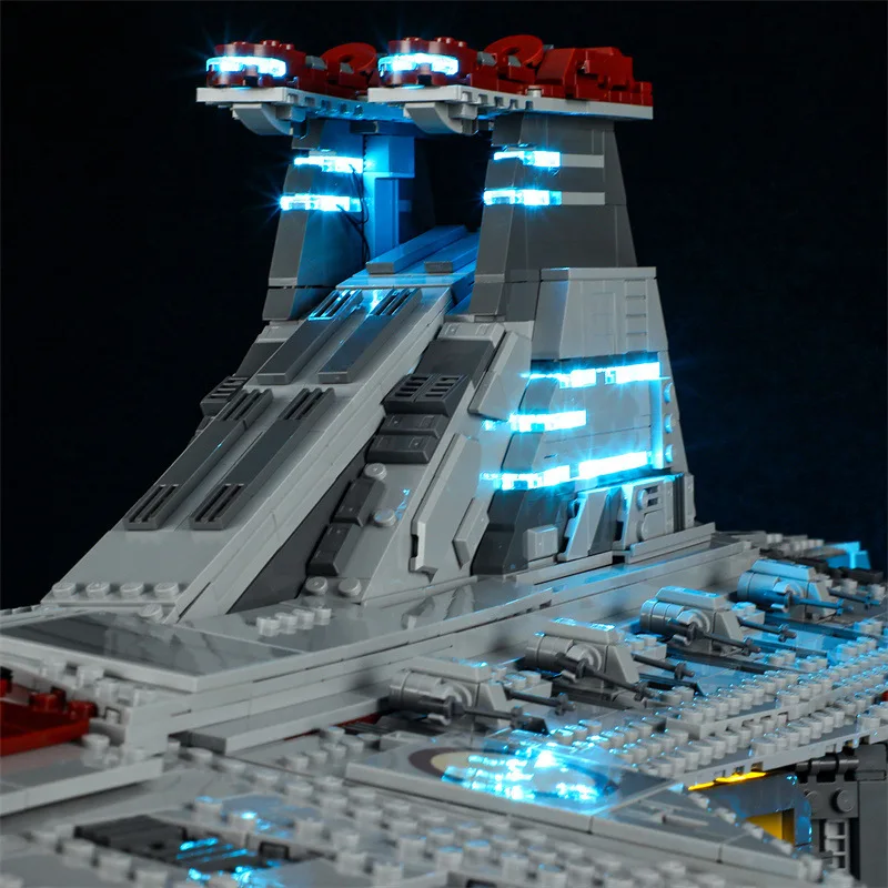 Ensemble d'éclairage pour Starings Wars 75367, classe Venator, république, attaque Cruiser, bloc de construction non inclus (Kit d'éclairage Led uniquement)