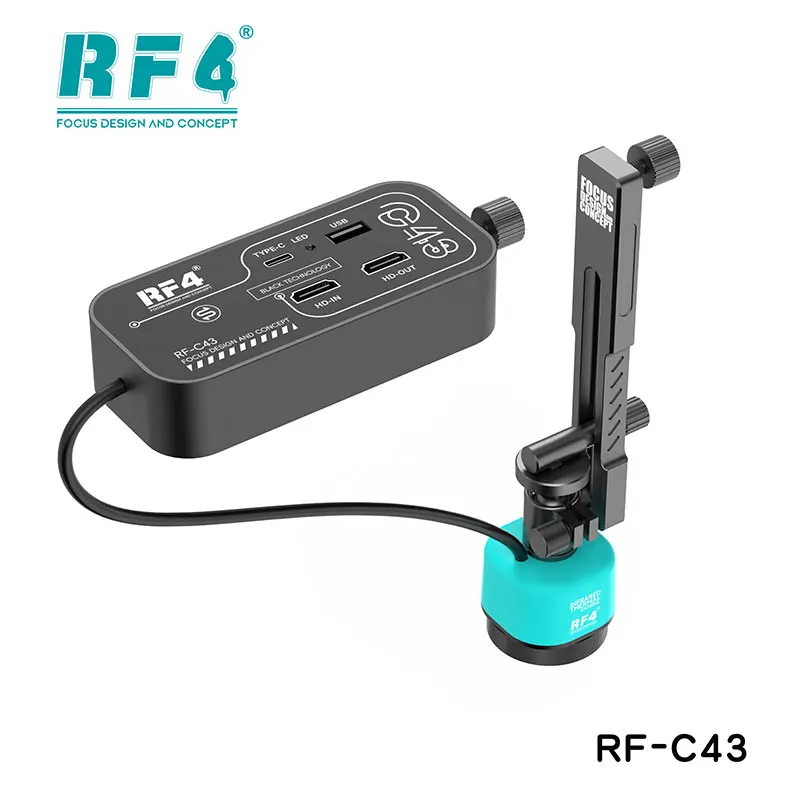 RF-C43 4K Dual Spectral Thermal Microscope Camera with 49K Temp Points Infrared Imager No PC Needed термокамера for PCB Repair