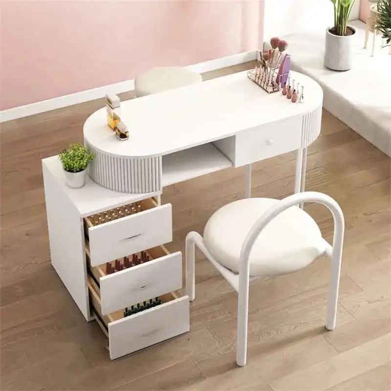 

Modern Simple Manicure Table single double Nail Table for Beauty Salon Designer Professional Nail Tables nail Salon Furniture