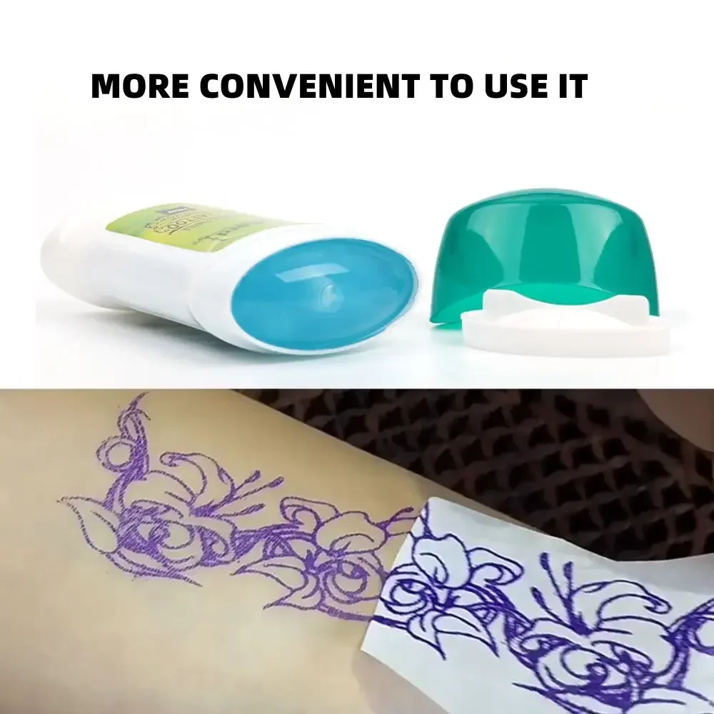 Tattoo Transfer Paste Tattoo Stencil Skin Transfer Cream Speed Stick Transfer Gel for Tattoo Tranfer Paper Machine Tattoo Supply view 5