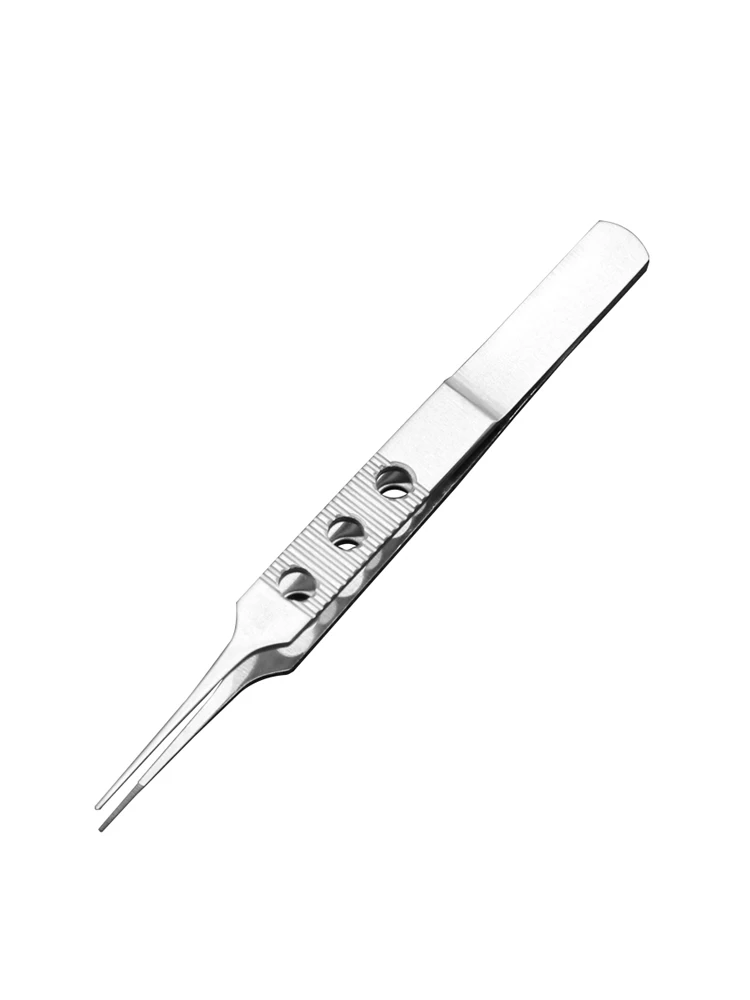 Microophthalmic Instruments Iris Tweezers Stainless Steel Titanium Alloy Microtweezers Horizontal Tweezers Hair Transplant Tooll