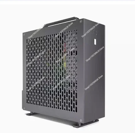 5L mini A24-V5 dual-slot single-display chassis double-sided chamfer 1u power supply empty box