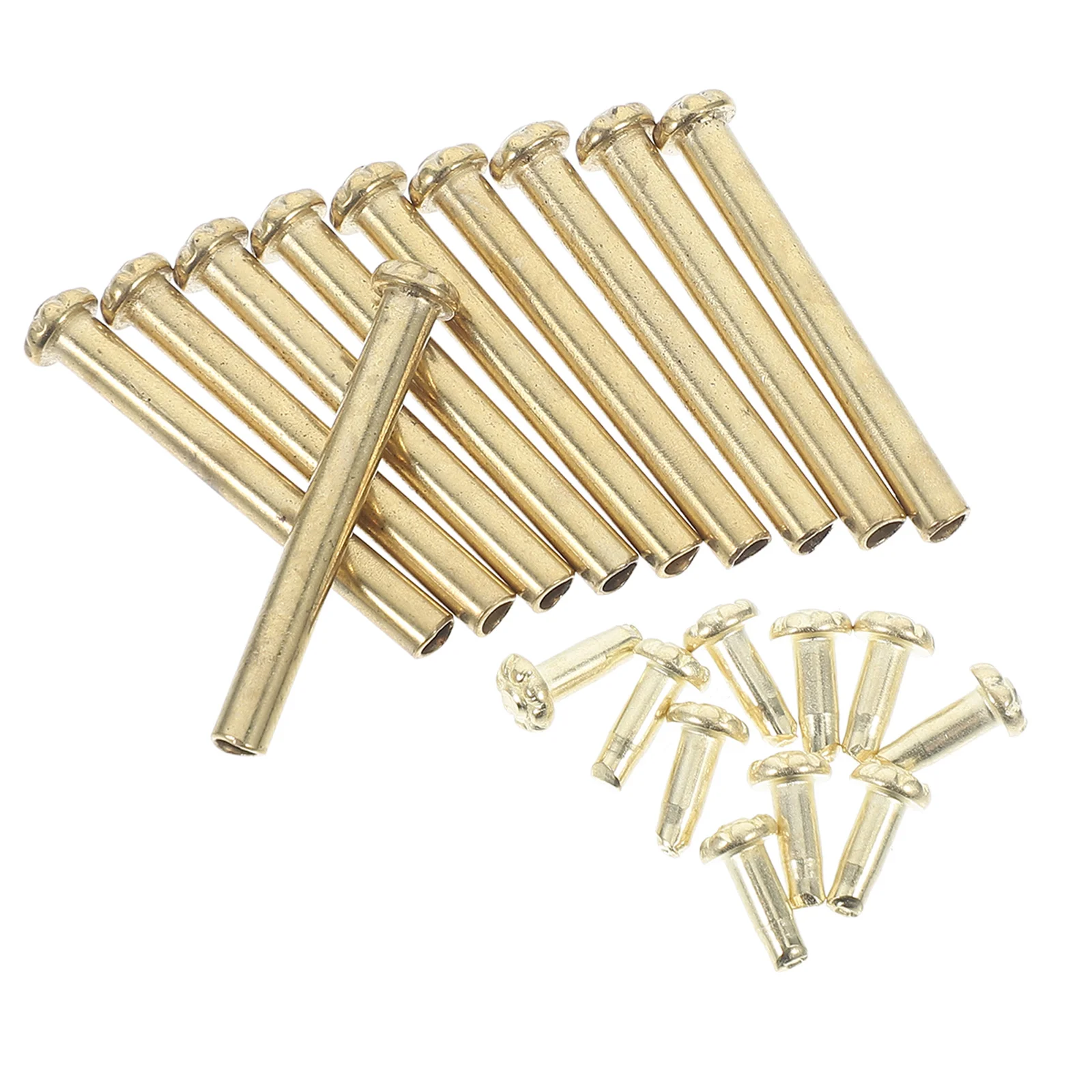 10 Sets Fan Nail Folding Shaft Handheld Rivet Bamboo Paper Replacement Fasteners Repairing Kit Accessories