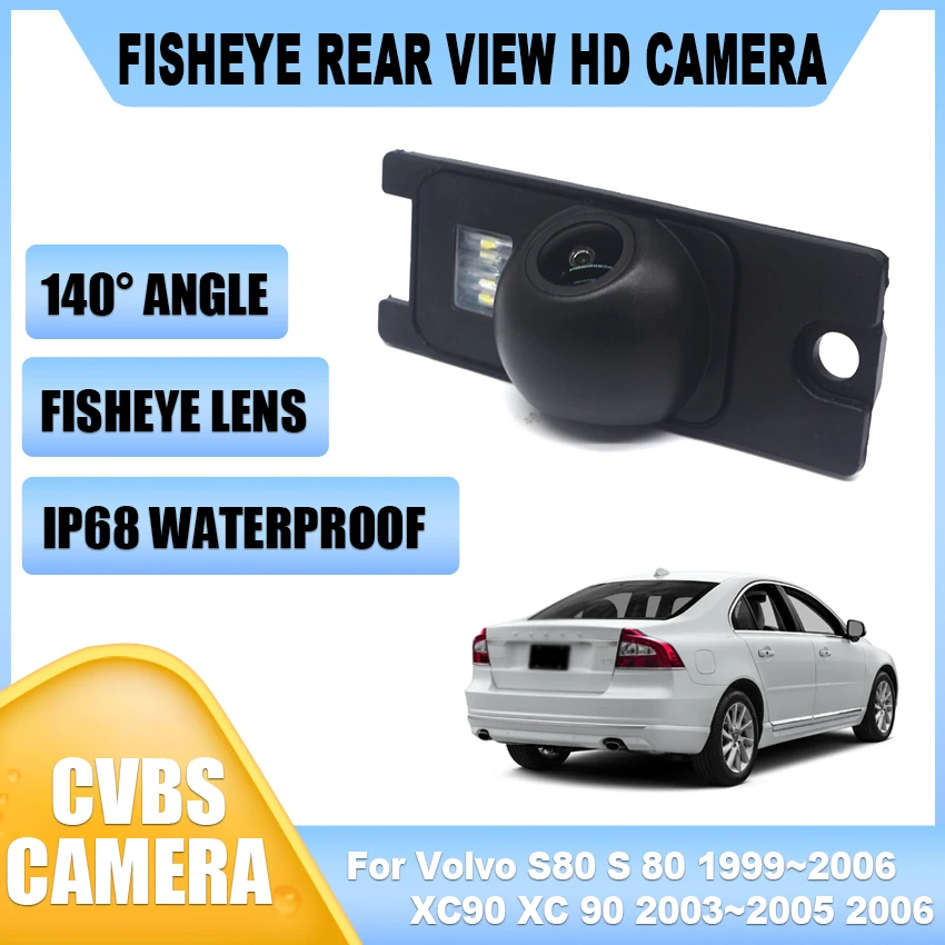 

Car Rear View Reverse Backup CCD HD Camera Night Vision Waterproof For Volvo S80 S 80 1999~2006 XC90 XC 90 2003 2004 2005 2006