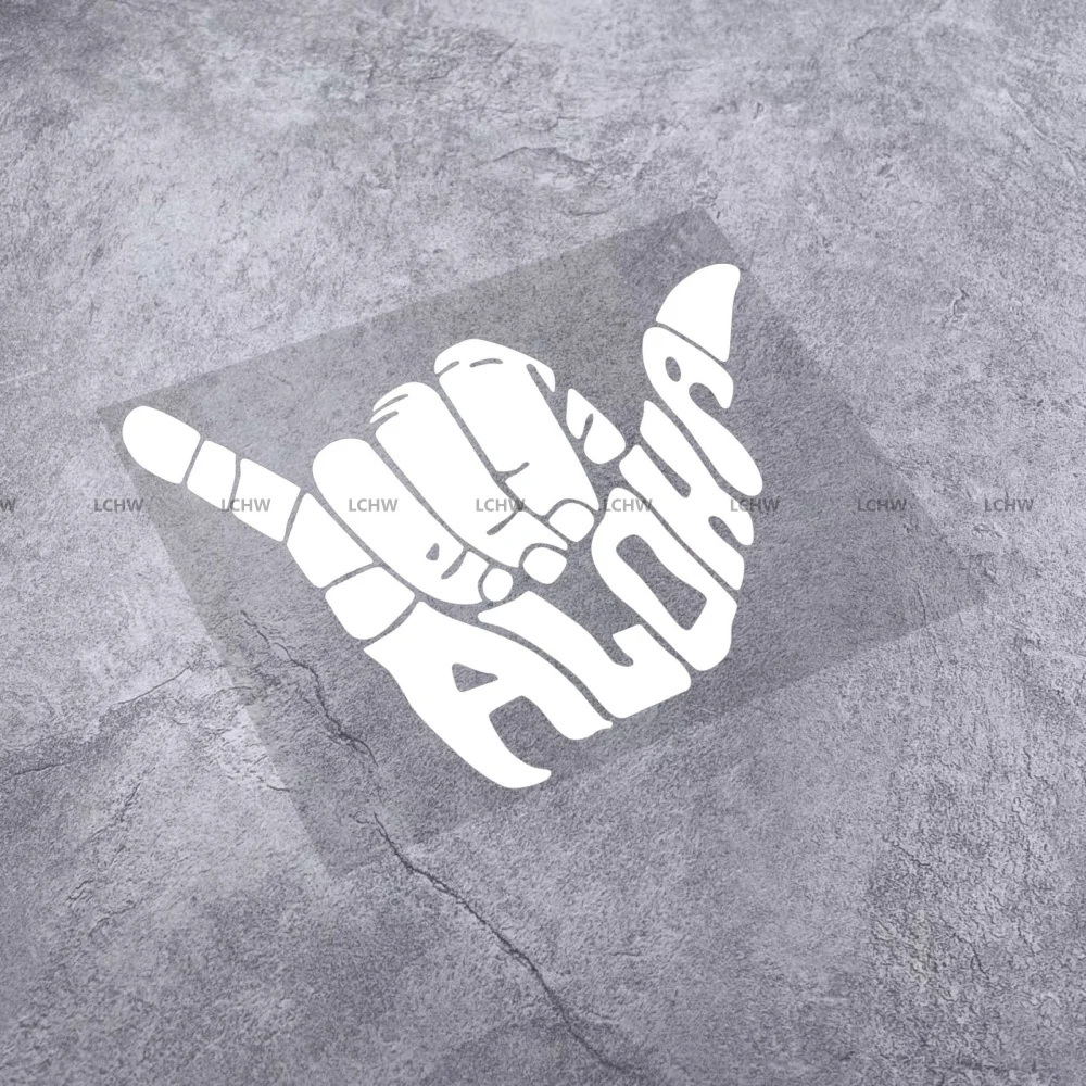 Aloha Shaka Hang Loose Symbol Stickers Car Styling Vinyl for Motocross Auto Window Body Decal