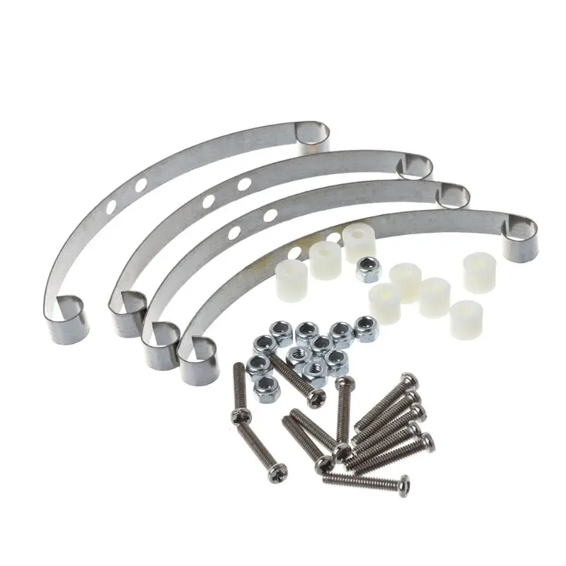 BEDW-Steel Leaf Spring Suspension Set For WPL Henglong B14 B16 B24 B36 Ural Q60 Q61 Q62 Q63 Q64 4X4 6X6 Truck & Crawer