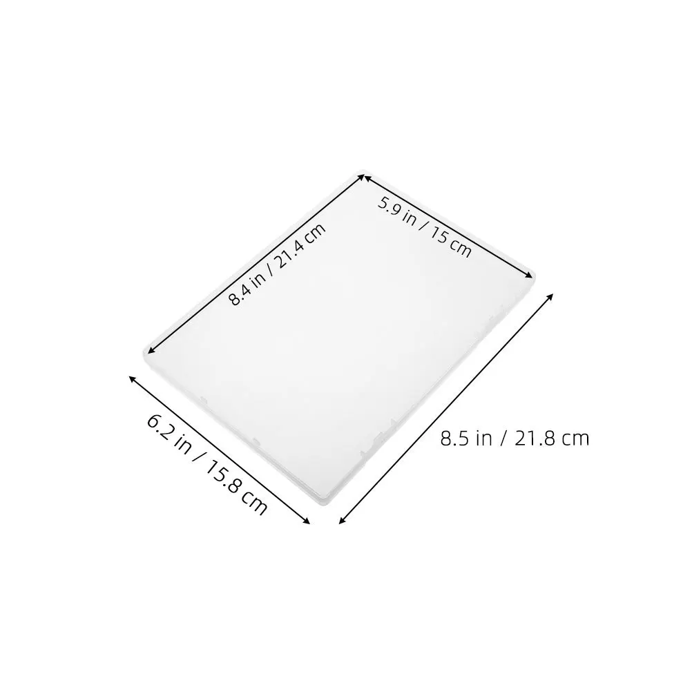 3Pcs Clear Birth Certificate Organizer Box PP Material Document Storage for Certificates Travel-Friendly File Box A5 Size