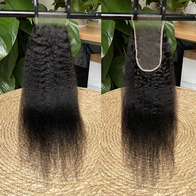 

GDYLuxury 4x6 Real HD Kinky Прямая застежка Только человеческие волосы Необработанные волосы 4x6 HD Кружева Фронтальная невидимая расплавленная кожа