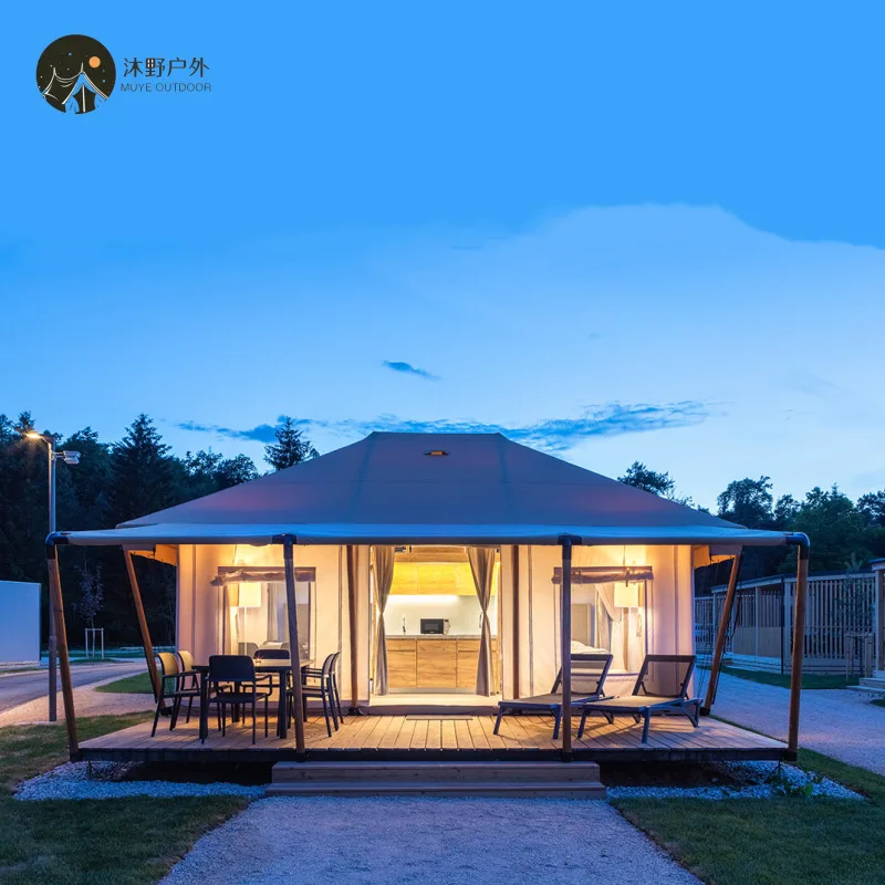 

Muye Outdoor Camping Accommodation Camping Tent Hotel Large Roof Tent Hotel Tent Camp Outdoor Homestay