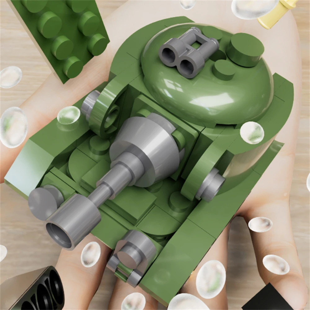 2. Weltkrieg WW2 Armee Militär Soldaten Gepanzertes Fahrzeug Panzer Modell Bausteine Ziegel Spielzeug Für Kinder Geschenk