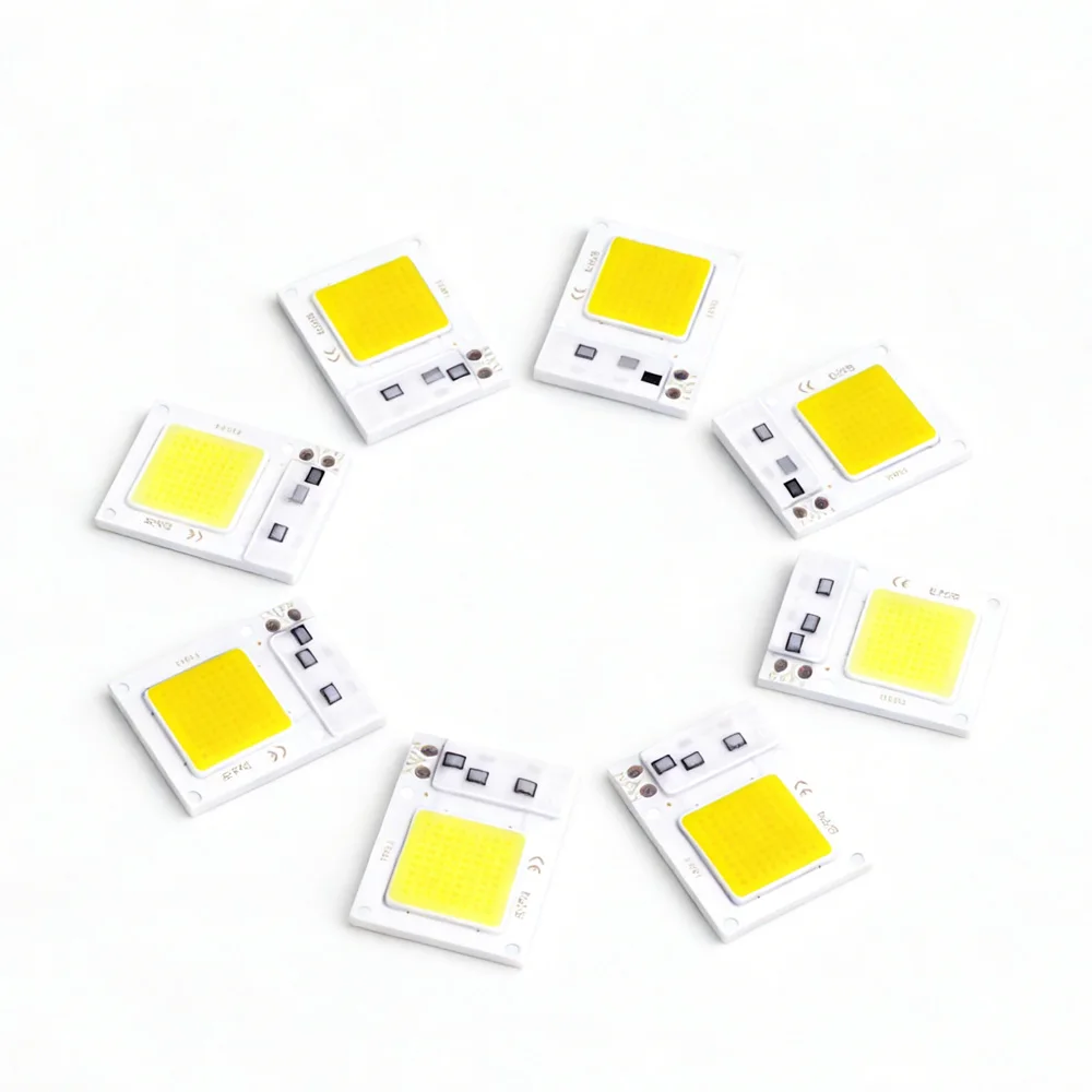 

COB LED Chip 10W 20W 30W 220V Smart IC No Need Driver LED lamp beads for outdoor floodlight spotlight DIY lighting accessories