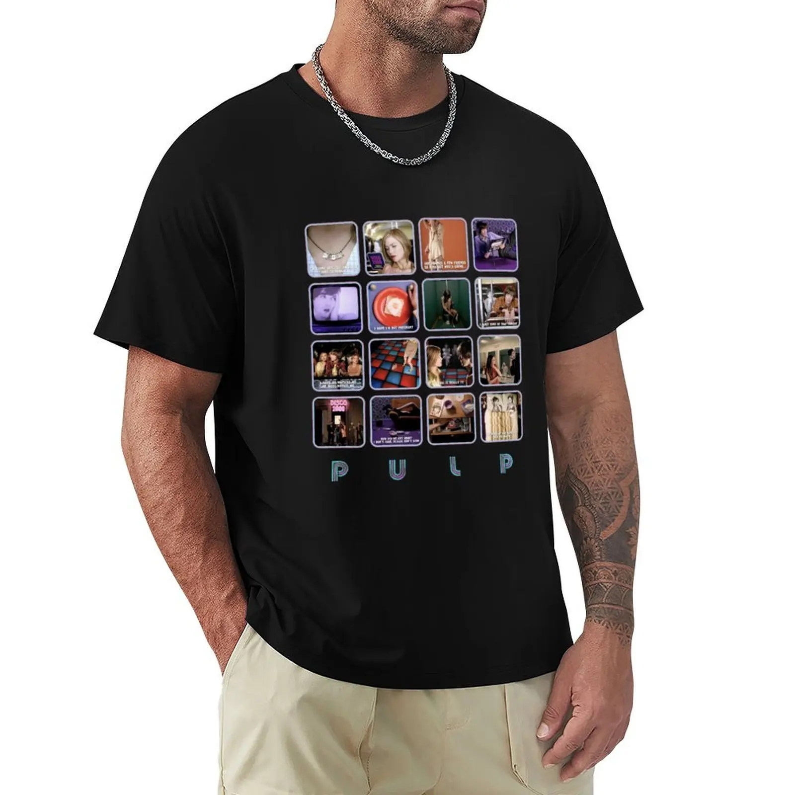 

Pulp - Disco 2000 band vintage T-Shirt UV Protection Outdoor Tee Shirt