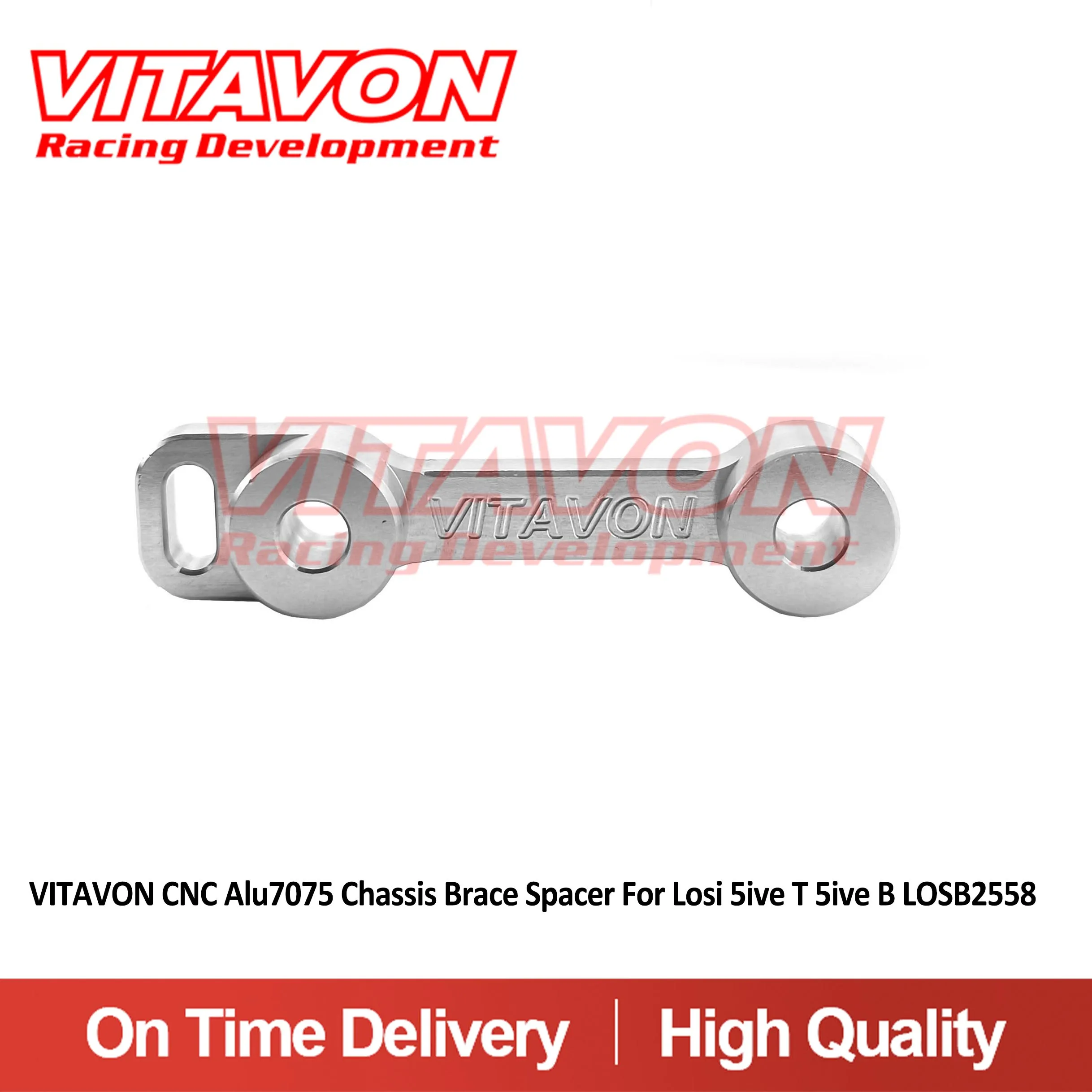 

VITAVON CNC Alu7075 Скоба для шасси распорка для Losi 5iveT 5ive B LOSB2558