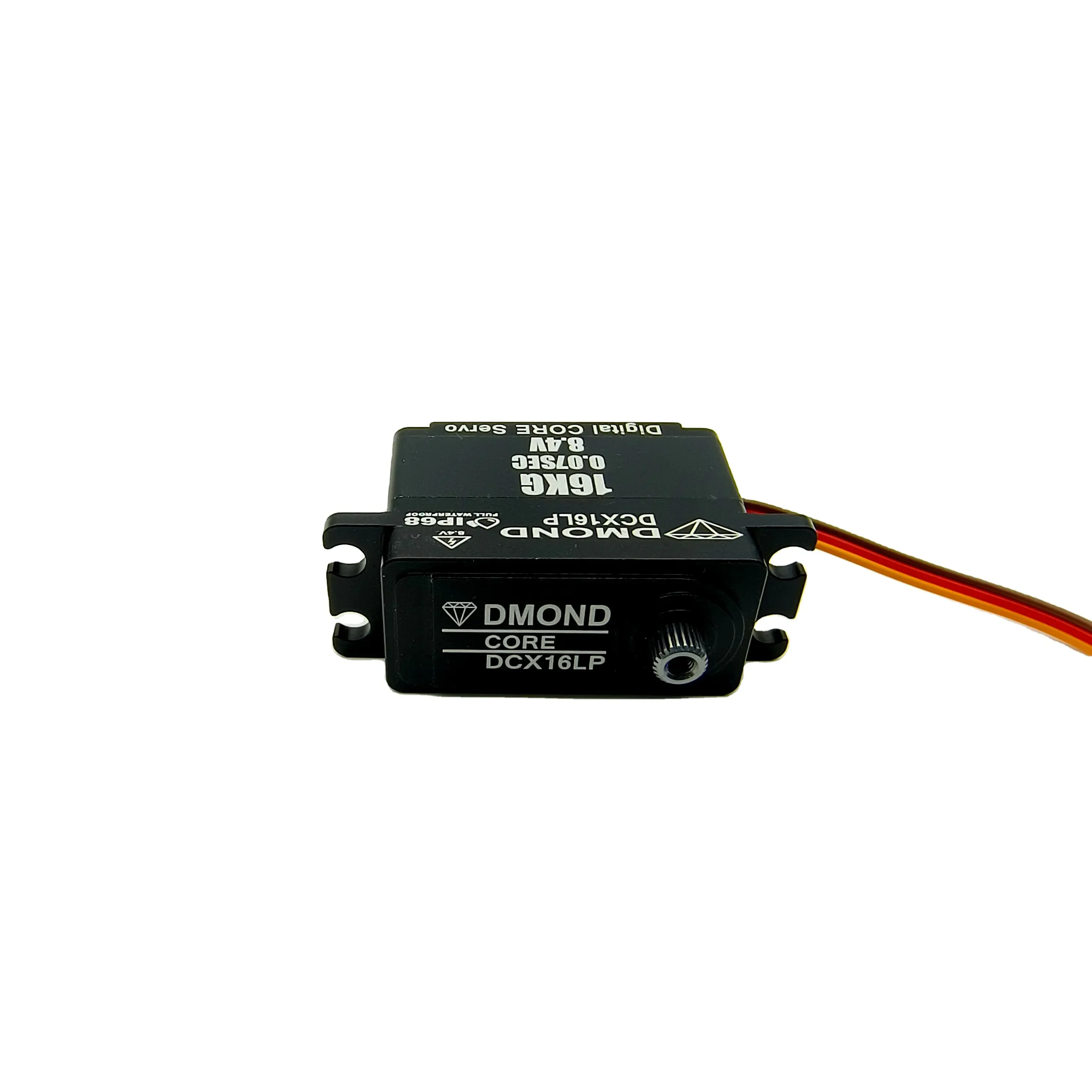 DCX16LP DMOND NB 16KG 0,07 segundos 8,4 V sin núcleo IP68 Servo de perfil bajo completamente impermeable para coche nitro de deriva 1/10 producto personalizado