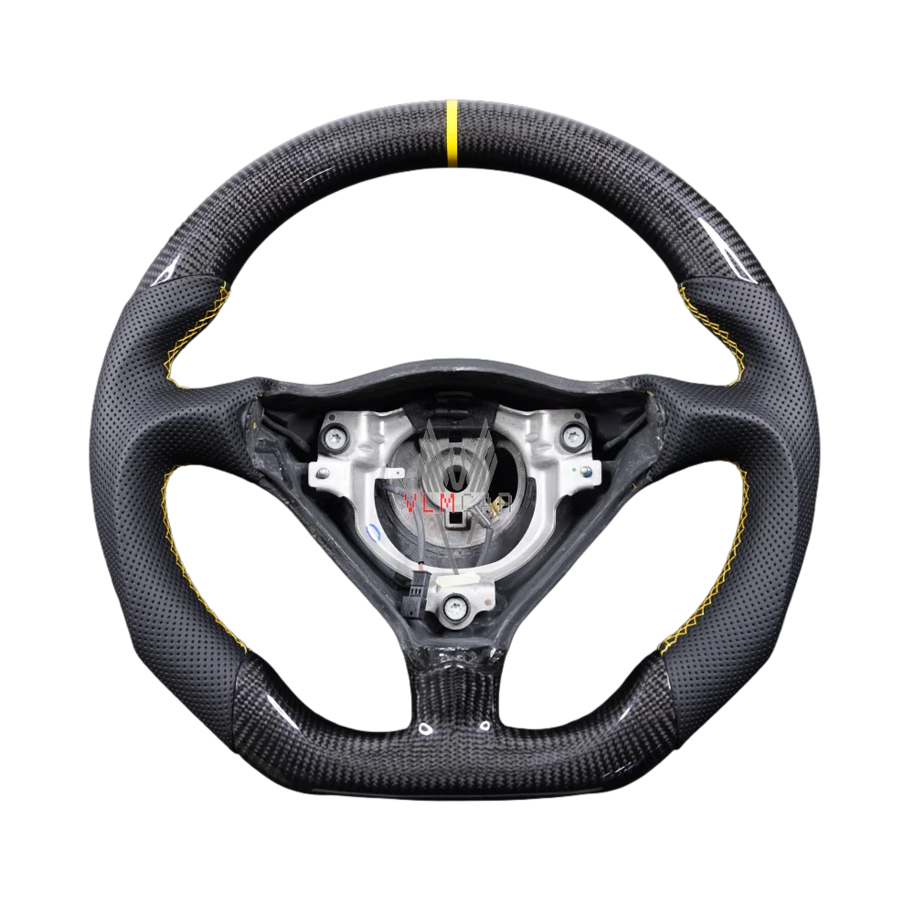 Carbon Fiber Steering Wheel Replacement for Porsche 996 Turbo Carrera GT2 GT3 1999 - 2005 Interior Modification Upgrade