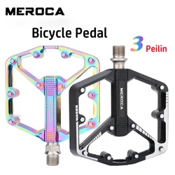 Meroca 632 Mountain pedali per bicicletta antiscivolo Ultra-light CNC DU Peilin cuscinetto pedali antiscivolo accessori per biciclette