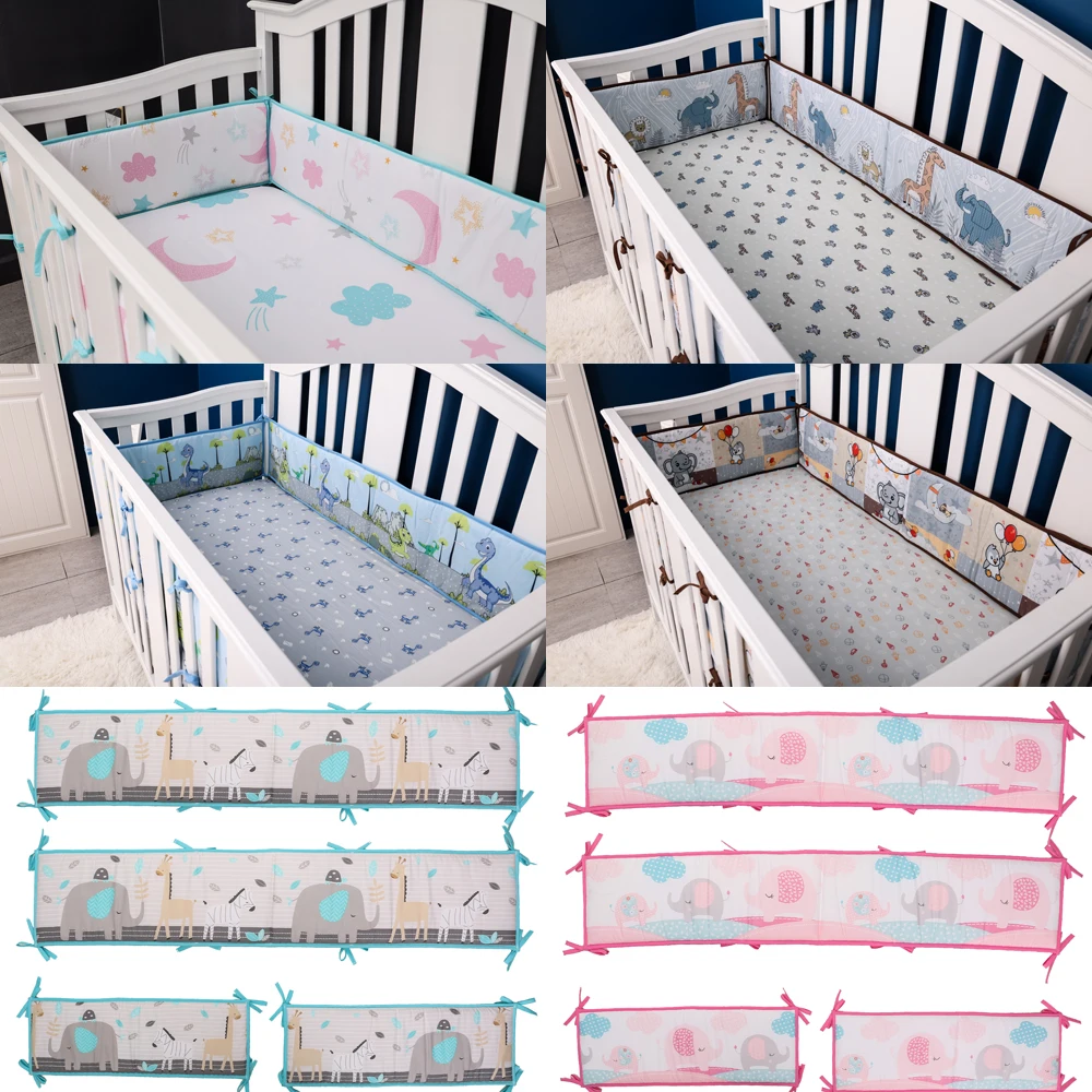 Wieg Rail Cover Set En Baby Crib Liner Baby Bumperless Crib Cot Protector Baby Bebe Beddengoed Set