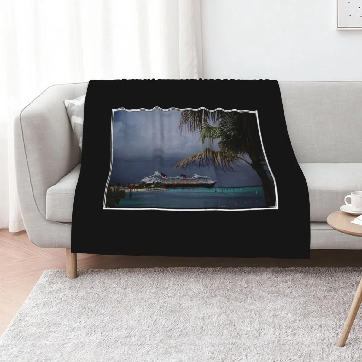 

Dream at Castaway Cay Throw Blanket Kid'S Camping Comforter Decorative Beds Blankets